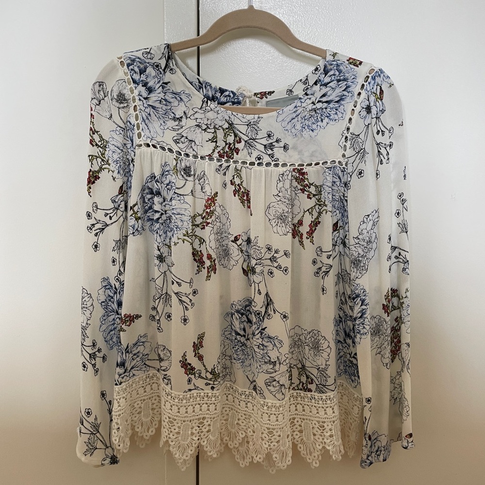 Maeve (Anthropologie) floral top